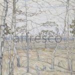 Картина: Абрахам Маневич, Березы