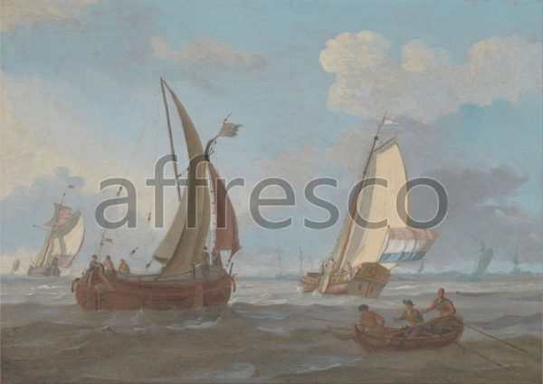 Картина: Adam Silo, Dutch Shipping off the Low Countries