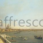 Картина: Джованни Антонио Каналь, Темза из Сомерсет-Хаус Терраса в сторону города