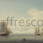 Картина: Charles Brooking, Fishing Boats in a Calm Sea
