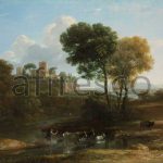 Картина: Клод Лоррен, Вилла в римской Кампанье