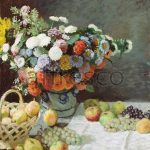 Картина: Клод Моне, Цветы и фрукты