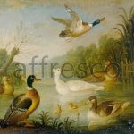 Картина: Cradock, Marmaduke Mallards on a Pond