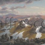 Картина: Ойген фон Герард, North east view from the northern top of Mount Kosciusko