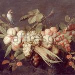 Картина: Gillemans Jan Pauwel the elder, Still Life with Fruit and a Bird