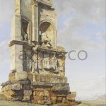Картина: Джованни Баттиста Лусьери, Памятник Филопаппосу в Афинах