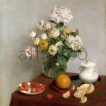 Картина: Henri Fantin Latour, Flowers and Fruit 2