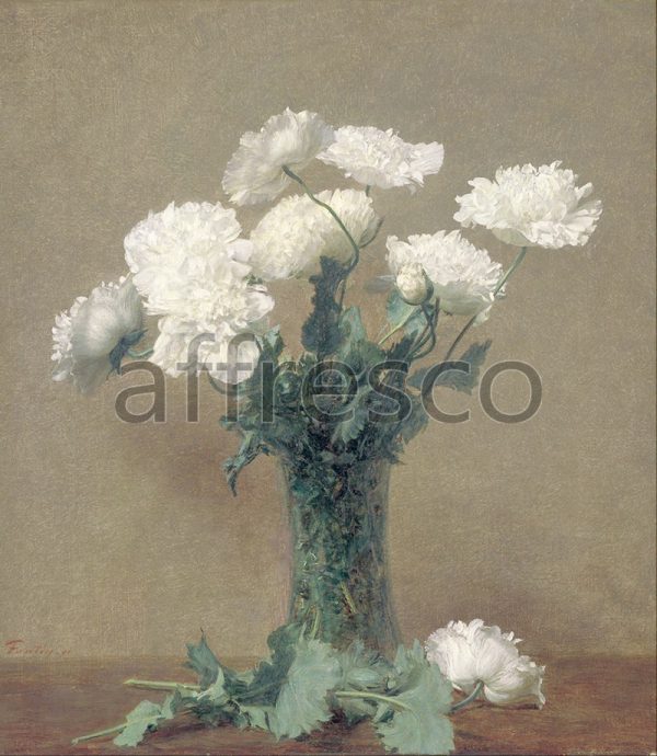 Картина: Henri Fantin Latour, Poppies