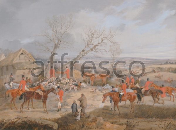 Картина: Henry Thomas Alken, Hunting Scene The Kill