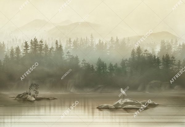 Аист на камне , арт. ID137768