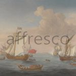 Картина: Isaac Sailmaker, Ships in the Thames Estuary near Sheerness