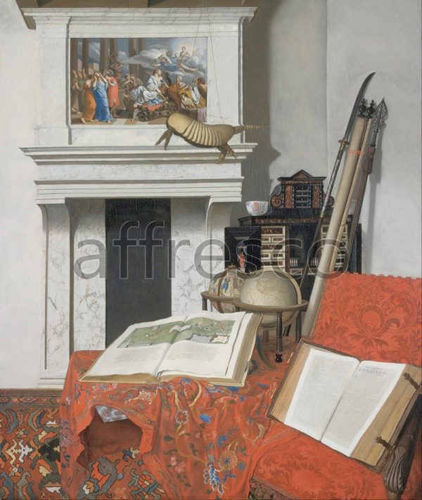 Картина: Jan van der Heyden, Room Corner with Curiosities