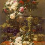 Картина: Jean Robie, Flowers and fruit