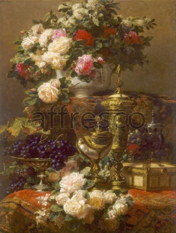 Картина: Jean Robie, Flowers and fruit