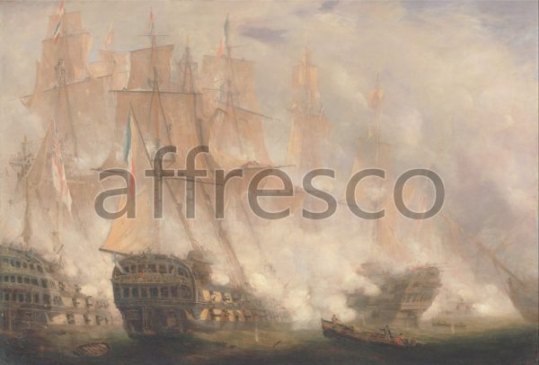Картина: John Christian Schetky, The Battle of Trafalgar