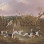 Картина: John Dalby, Beagles in Full Cry