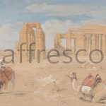 Картина: Джон Фредерик Льюис, Рамессеум в Фивах