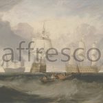 Картина: Joseph Mallord William Turner, The Victory Returning from Trafalgar in Three Positions