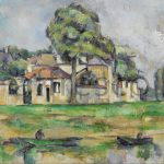 Картина: Поль Сезанн, Берег Марны