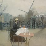 Картина: Рамон Касас,  На воздухе