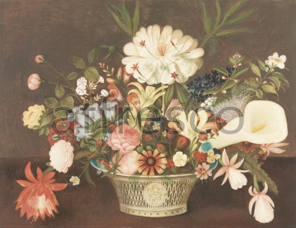 Картина: Rubens Peale, American From Nature in the Garden