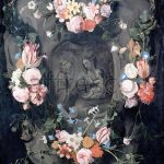Картина: Seghers Daniel, Cartouche with the Virgin and Child and Saint Anne