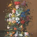 Картина: Severin Roesen, Flower Still Life with Birds Nest
