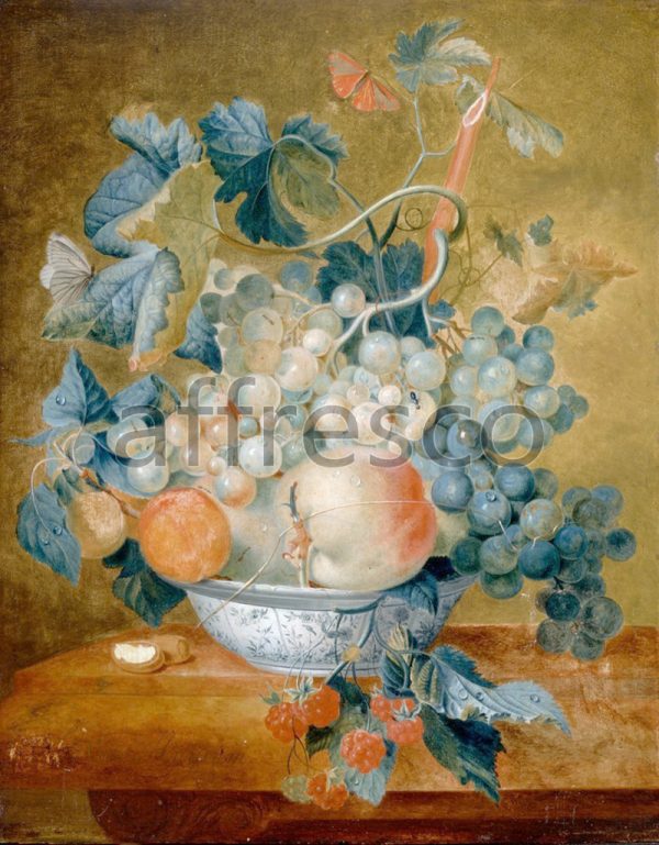 Картина: Van Huysum Michiel, A Delft Bowl with Fruit