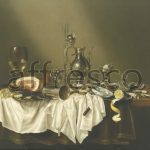 Картина: Willem Claesz Heda, Banquet Piece with Ham