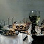 Картина: Willem Claesz Heda, Breakfast Table with Blackberry Pie