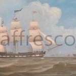 Картина: William Clark, The English Merchant Ship Malabar