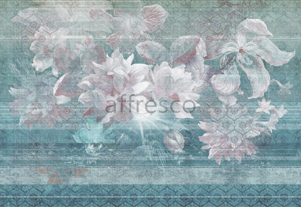 Цветы на голубом ,  арт. ID136387